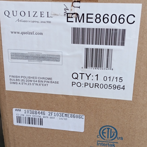 Quoizel Artisians in Lighting~Platinum Collection - Picture 11 of 11